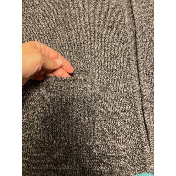 Coldwater Creek Women's 1X Gray Knit Dolman sleeve Cardigan Sweater, Button Clos - Picture 3 of 15